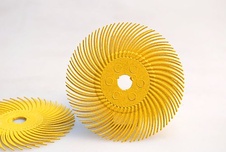 Kartáčová lamela Bristle 75x1,5x9,5 P80 žlutá