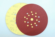 Disk brusný papír na suchý zip VAD 225 mm P80 F19 SAITAC