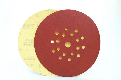 Disk brusný papír na suchý zip VAD 225 mm P120 F19 SAITAC