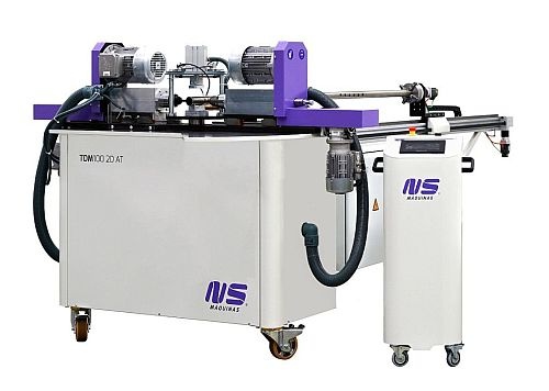 Stroj na vrtání a řezání závitů NS TDM100 2D AT