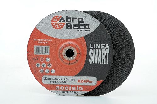 Brusný kotouč 230x6,4x22,23 A24P SMART vypouklý
