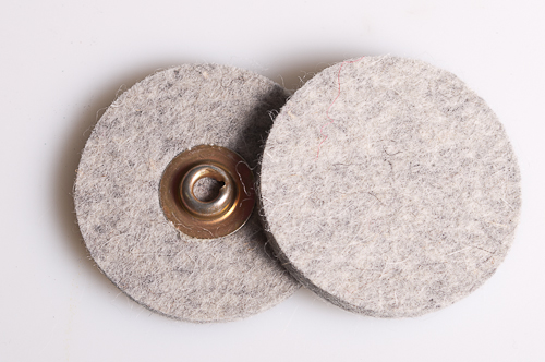 Rychloupínací filcový leštící disk 51 mm