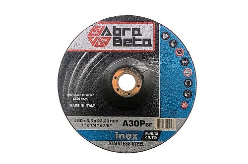 Brusný kotouč 180x6,5x22,23 A30P vypouklý