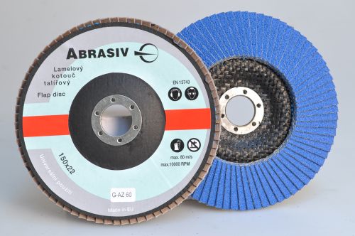 Lamelový kotouč talířový 150x22 G-AZ60 tvarový