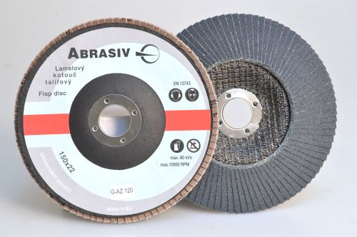 Lamelový kotouč talířový 150x22 G-AZ120 tvarový
