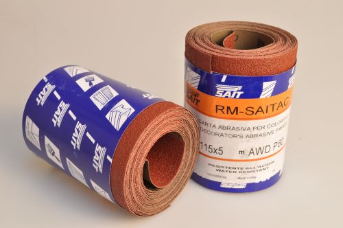 Minirole brusný papír SAITAC AWD 115x5 P60