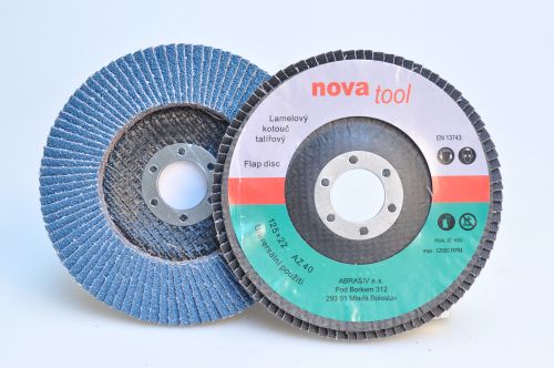 Lamelový kotouč talířový NovaTool 125x22 G-AZ 60 tvarový