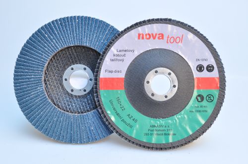 Lamelový kotouč talířový NovaTool 150x22 G-AZ 60 tvarový