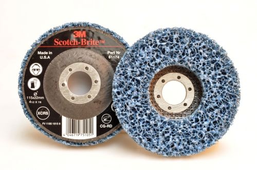 Brusný disk 3M Scotch-Brite CG-RD 115x22 modrý